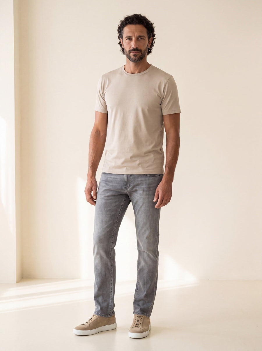 Look — Beige & Grau