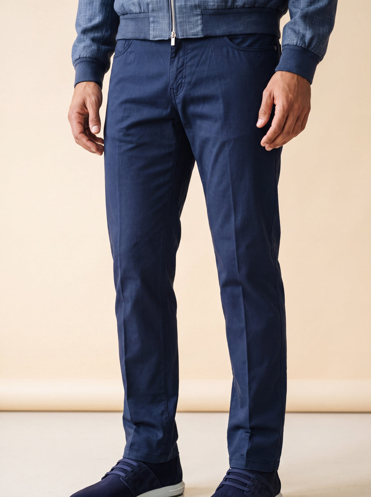Pescarolo Five-Pocket Hose Detail-Fokus