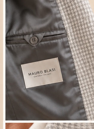 AZZUR Mauro Blasi Sakko Innenlabel Sartoria Italiana