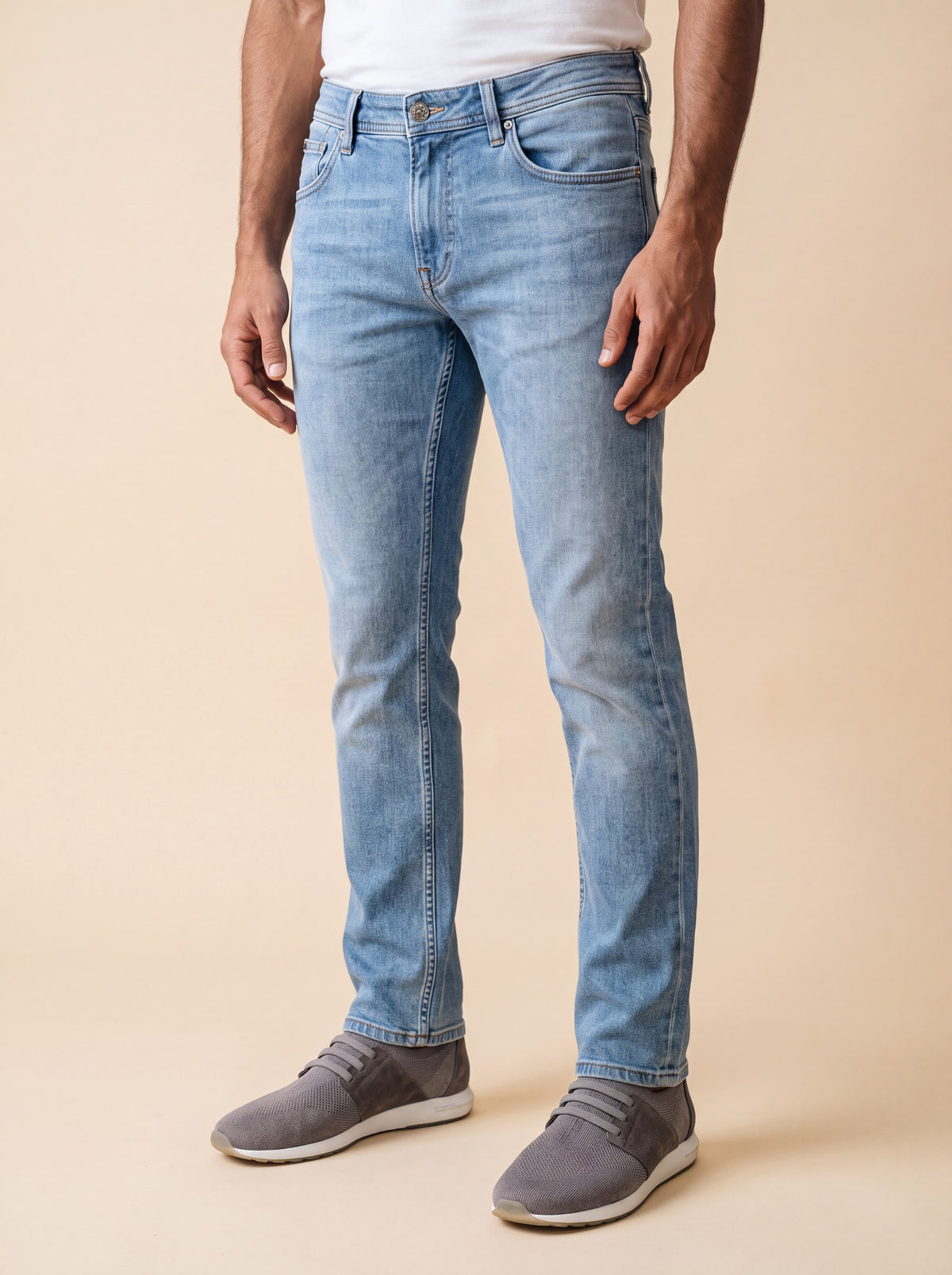 Jacob Cohen Bard Jeans in Hellblau, Detailansicht