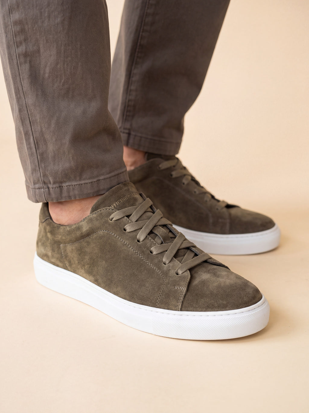 Officine Creative Sneaker Olivgrün Detailansicht
