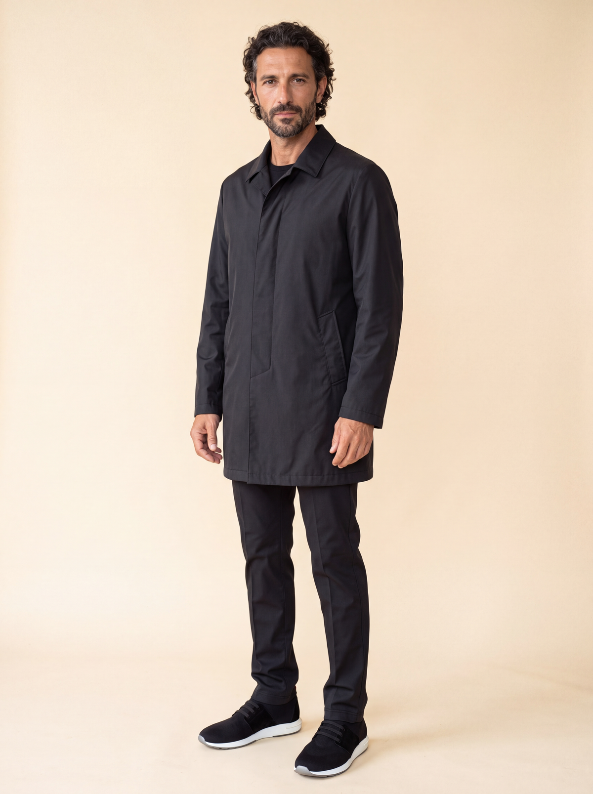 AZZUR Knit Sneaker Schwarz