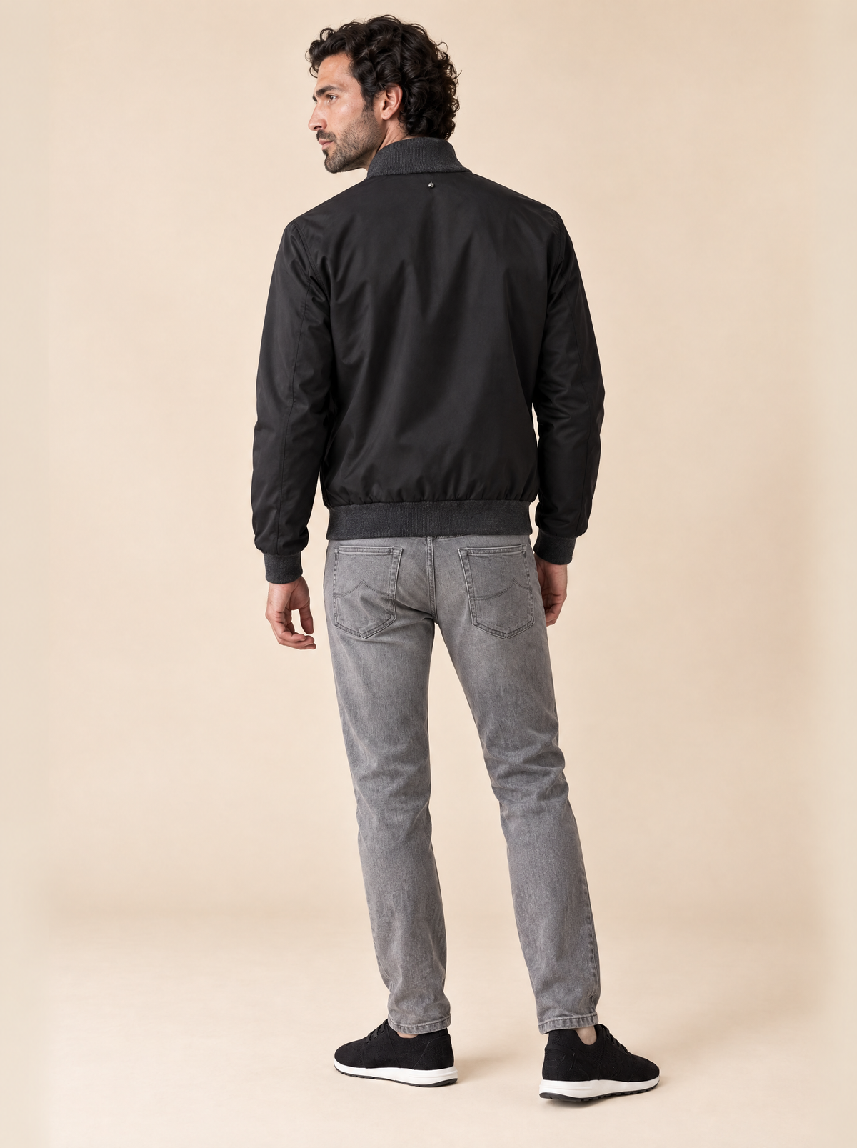 Montecore Blouson Schwarz, Rückansicht