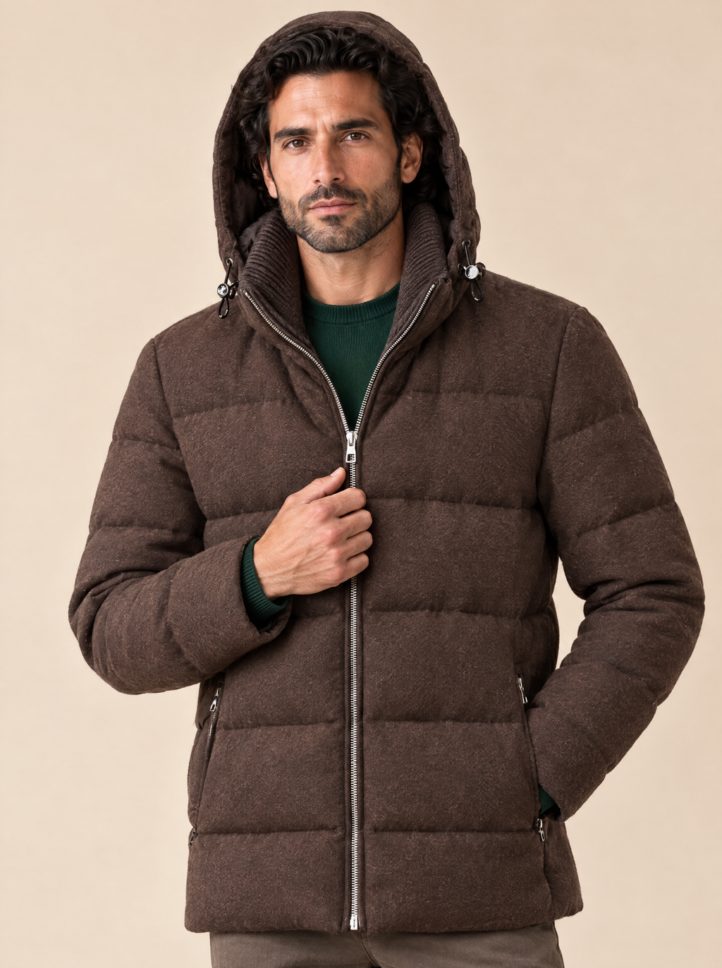 Montecore Winterjacke mit aufgesetzter Kapuze